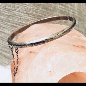 ⏳Vintage 925 etched bracelet